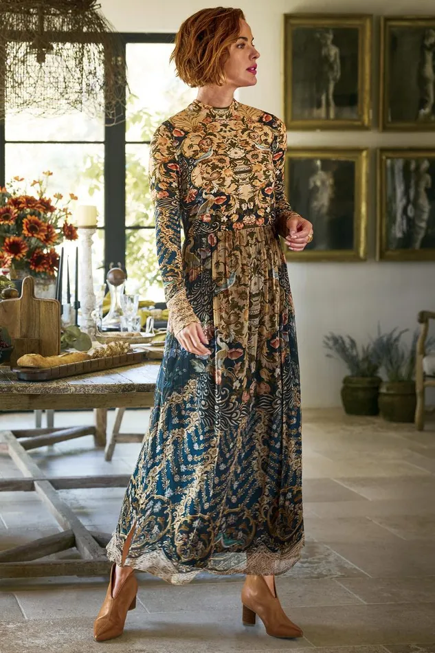 Women Kalista Maxi Dress Icon Scarf Soft Surroundings Dresses Women Kalista Maxi Dress Icon Scarf Soft Surroundings Dresses