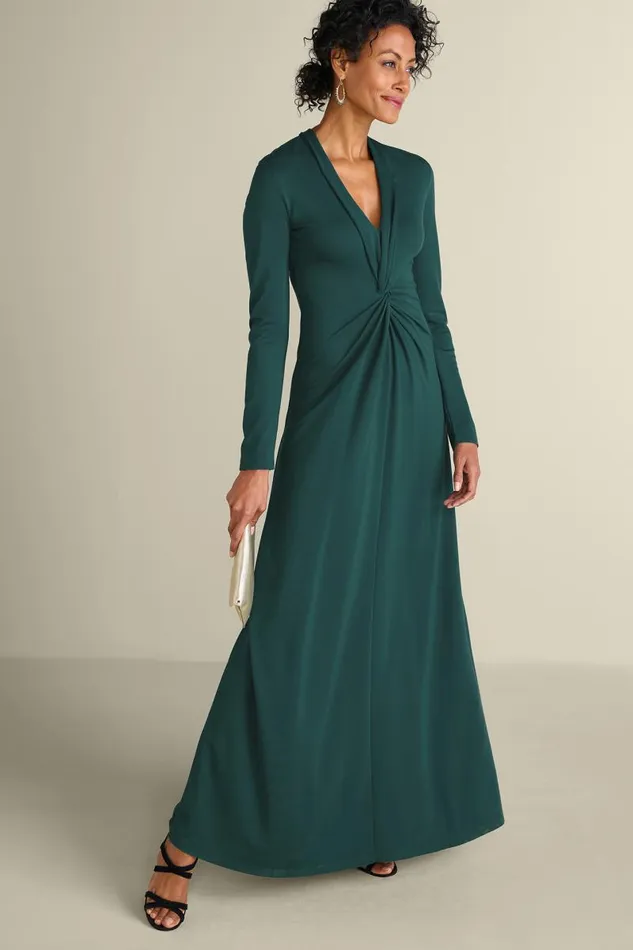 Women Lagia Maxi Dress Red Dahlia Soft Surroundings Dresses