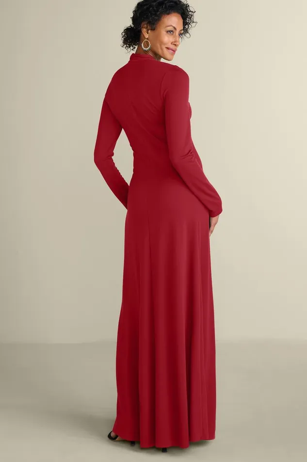 Women Lagia Maxi Dress Red Dahlia Soft Surroundings Dresses Women Lagia Maxi Dress Red Dahlia Soft Surroundings Dresses