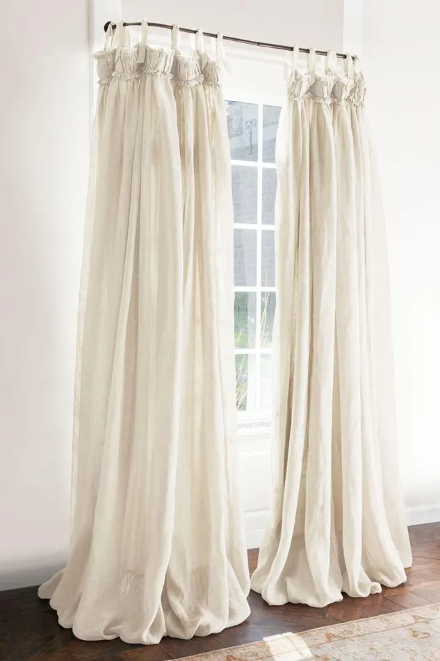 Women Linen Balloon Drapery Panel Ivory Soft Surroundings Window Coverings Women Linen Balloon Drapery Panel Ivory Soft Surroundings Window Coverings