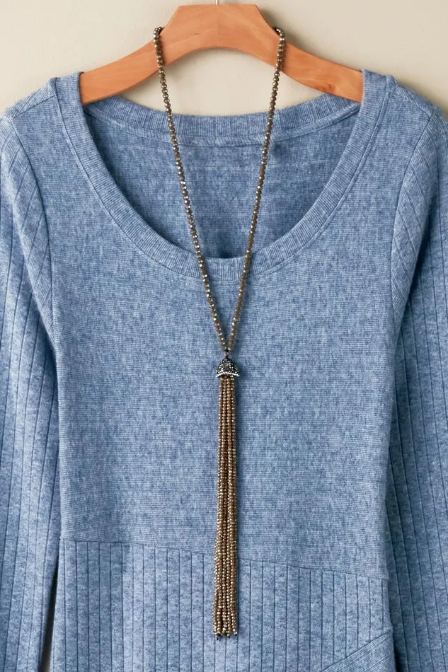 Women Luciana Tassel Necklace Hematite Soft Surroundings Jewelry Women Luciana Tassel Necklace Hematite Soft Surroundings Jewelry