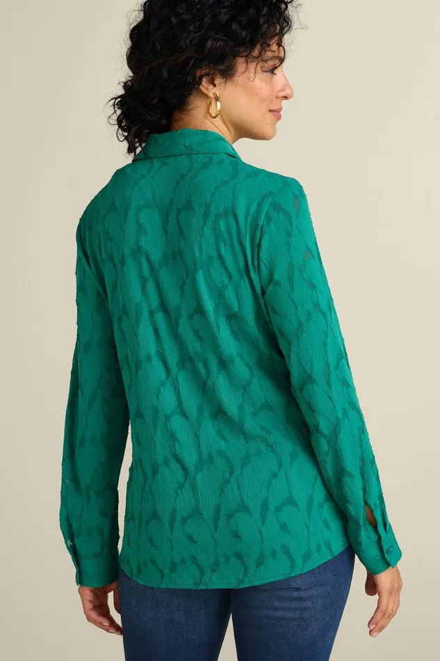 Women Matine Jacquard Tunic and Cami Evergreen Soft Surroundings Tops Women Matine Jacquard Tunic and Cami Evergreen Soft Surroundings Tops