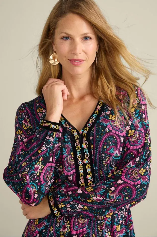 Women Meena Maxi Dress Paisley Garden Multi Soft Surroundings Dresses Women Meena Maxi Dress Paisley Garden Multi Soft Surroundings Dresses
