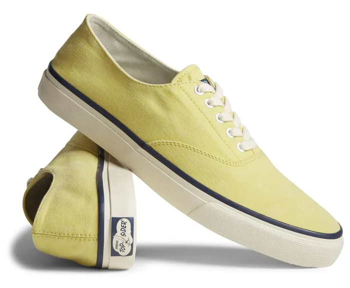 WomenMen Unisex Cloud CVO Deck Sneaker Vintage Yellow Sperry Sneakers