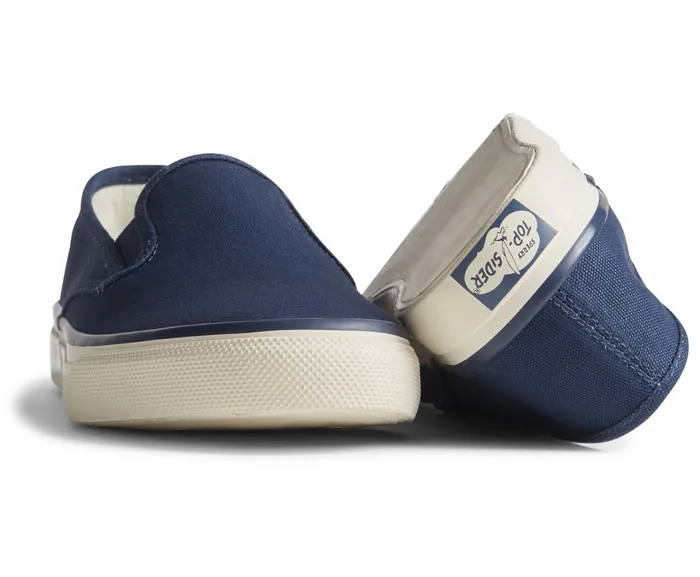 WomenMen Unisex Cloud Slip On Deck Sneaker Navy Sperry Sneakers