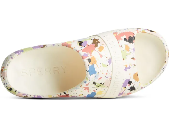 WomenMen Unisex Pride Float Slide Sandal Multi Colored Sperry Sandals