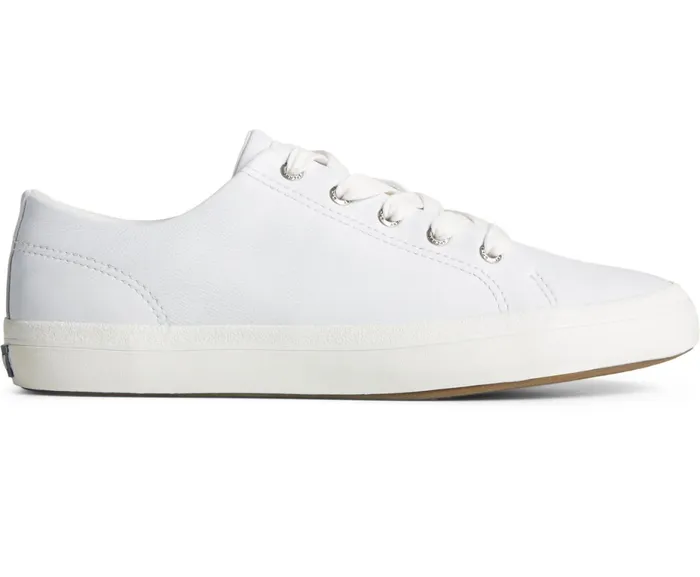 WomenMen Unisex Striper II LLT Leather Sneaker White Sperry Sneakers