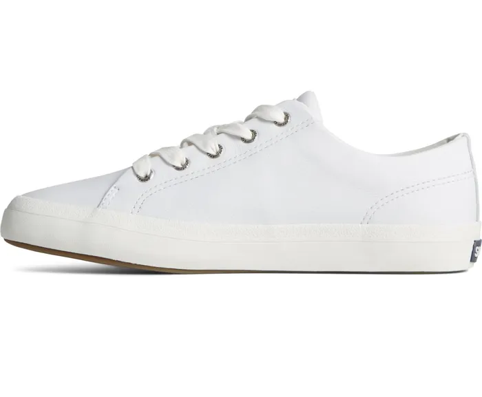 WomenMen Unisex Striper II LLT Leather Sneaker White Sperry Sneakers