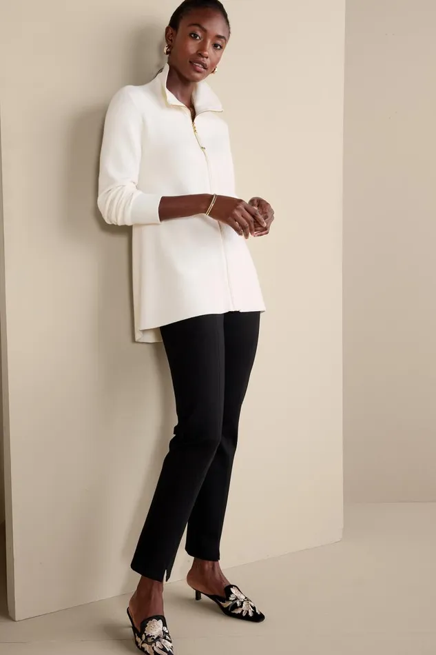 Women Meria Zip Cardi Brunnera Blue Soft Surroundings Tops Women Meria Zip Cardi Brunnera Blue Soft Surroundings Tops