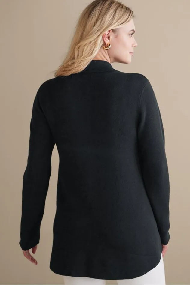 Women Meria Zip Cardi Brunnera Blue Soft Surroundings Tops Women Meria Zip Cardi Brunnera Blue Soft Surroundings Tops