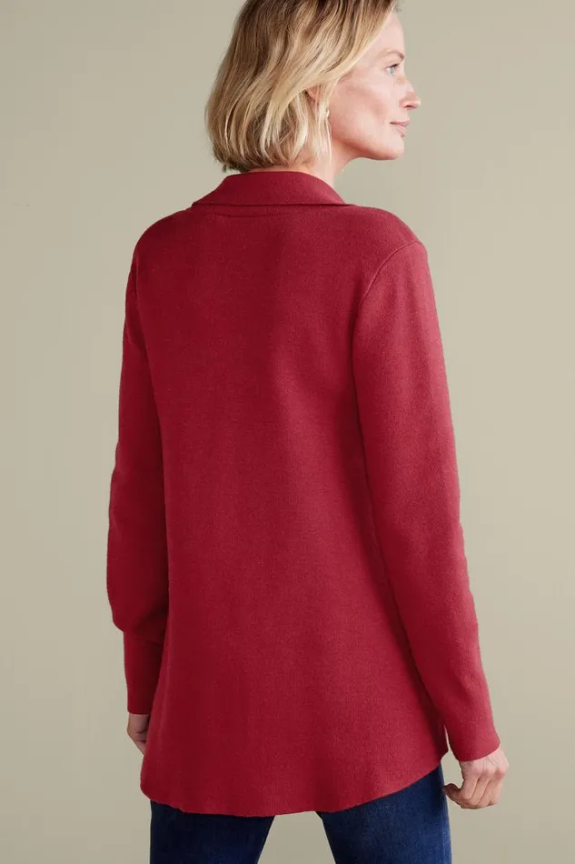 Women Meria Zip Cardi Brunnera Blue Soft Surroundings Tops Women Meria Zip Cardi Brunnera Blue Soft Surroundings Tops