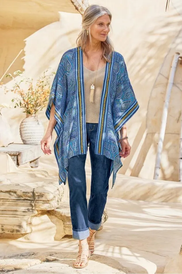 Women Miravelle Kimono Azores Scarf Soft Surroundings Toppers Women Miravelle Kimono Azores Scarf Soft Surroundings Toppers