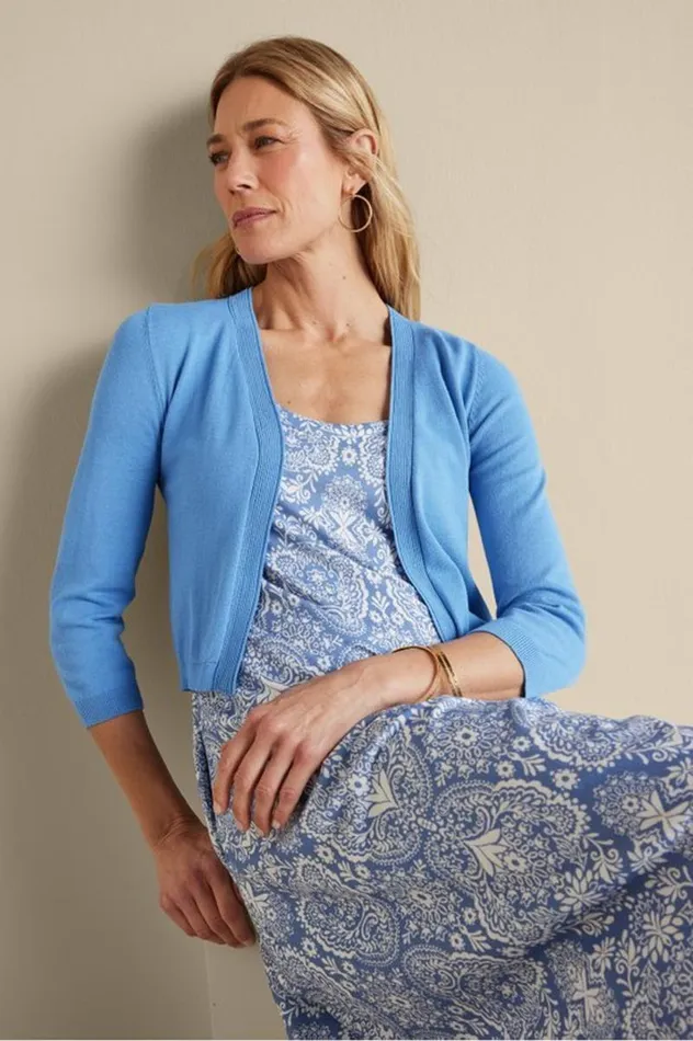 Women Natalia Cardi White Soft Surroundings Tops Women Natalia Cardi White Soft Surroundings Tops