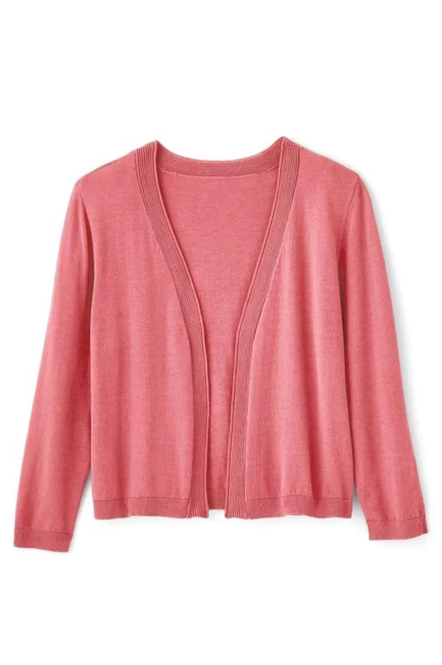Women Natalia Cardi White Soft Surroundings Tops Women Natalia Cardi White Soft Surroundings Tops