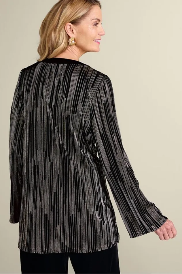 Women Nevelle Tunic Black Lurex Knit Soft Surroundings Tops Women Nevelle Tunic Black Lurex Knit Soft Surroundings Tops