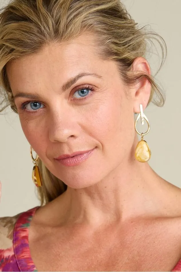 Women Ora Drop Earrings Goldenrod Soft Surroundings Jewelry Women Ora Drop Earrings Goldenrod Soft Surroundings Jewelry