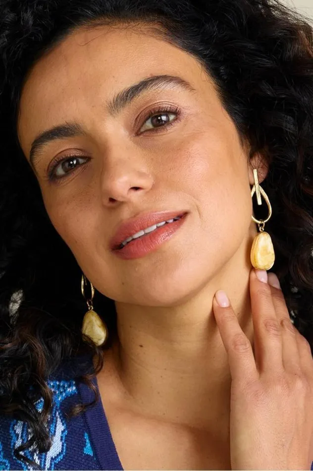 Women Ora Drop Earrings Goldenrod Soft Surroundings Jewelry Women Ora Drop Earrings Goldenrod Soft Surroundings Jewelry