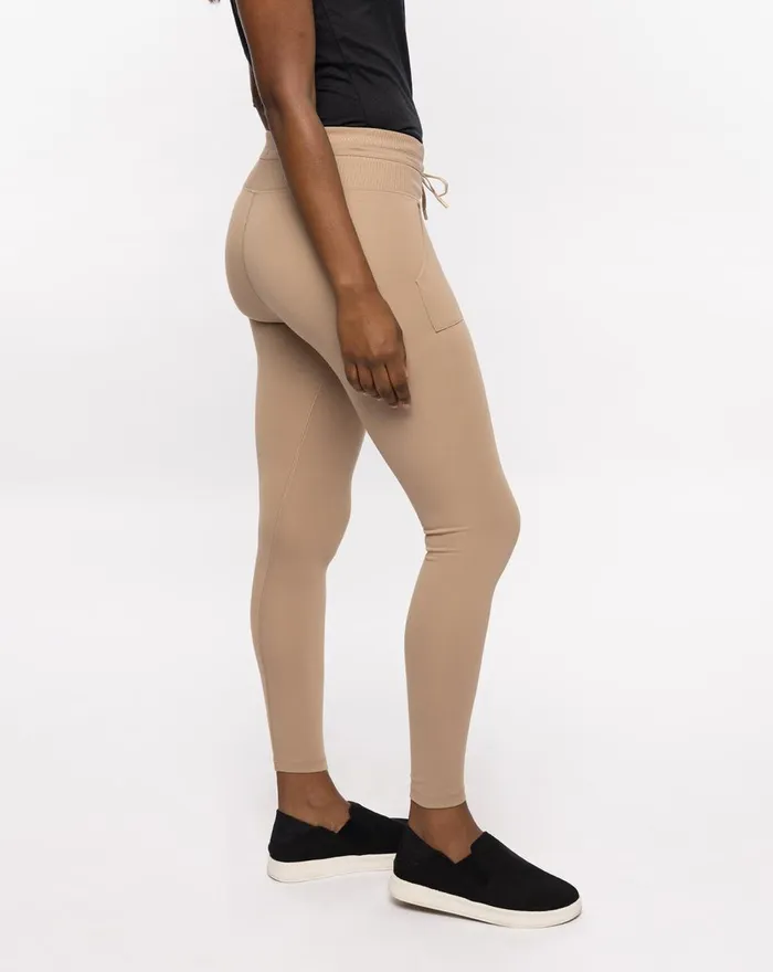 Women Pants TravisMathew BEYOND THE COAST PONTE PANT Natural