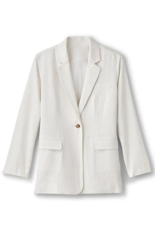 Women Portofino Linen Blend Boyfriend Blazer Lime Soft Surroundings Toppers Women Portofino Linen Blend Boyfriend Blazer Lime Soft Surroundings Toppers