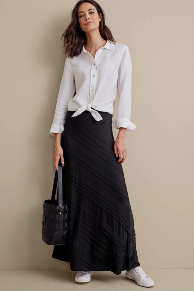 Women Rosemary Skirt Red Ochre Soft Surroundings Dresses