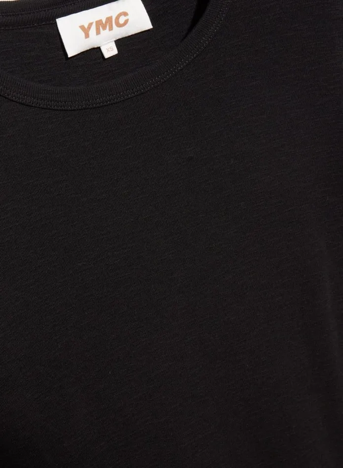Womens Earth YMC Earth Charlotte ShortSleeved TShirt Black