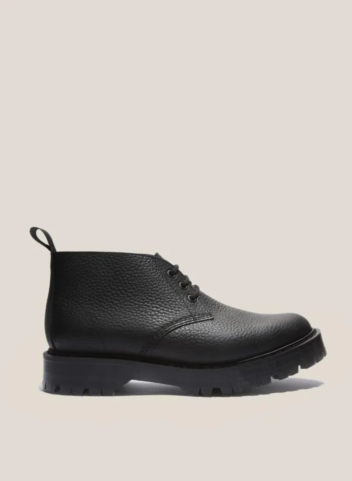 Womens Footwear YMC Solovair X Leather Chukka Boots Black