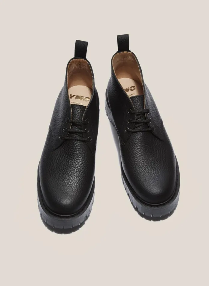 Womens Footwear YMC Solovair X Leather Chukka Boots Black