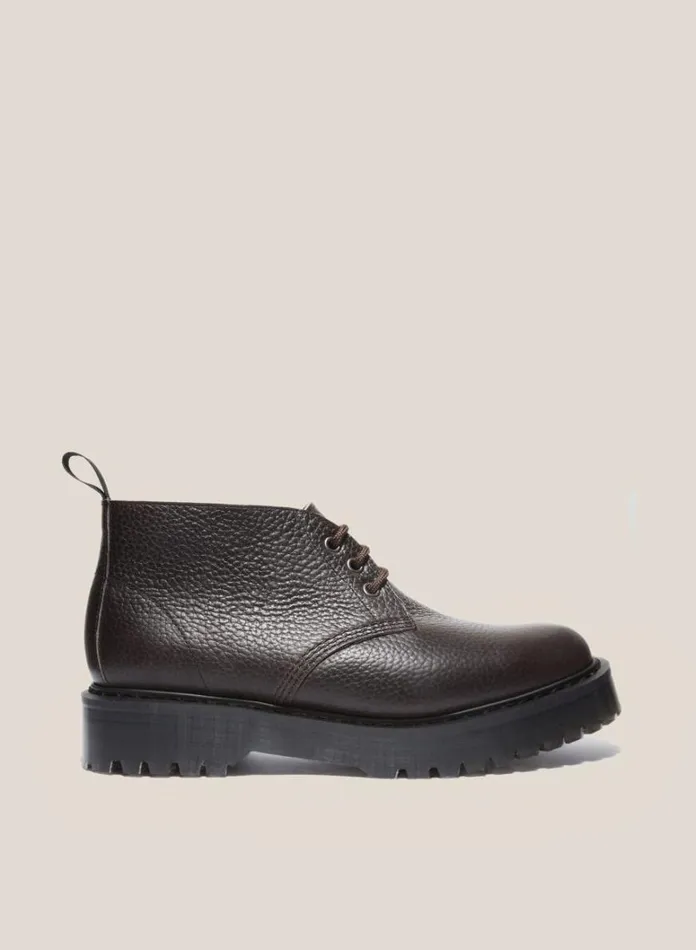 Womens Footwear YMC Solovair X Leather Chukka Boots Brown