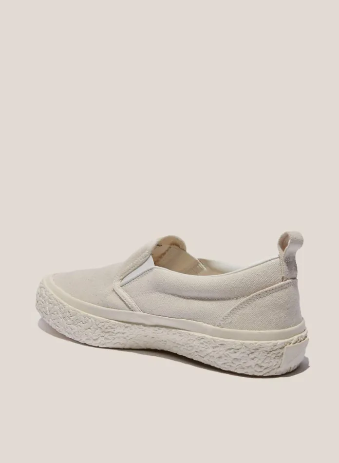Womens Footwear YMC Vulcanised Slip On Sneakers Off White