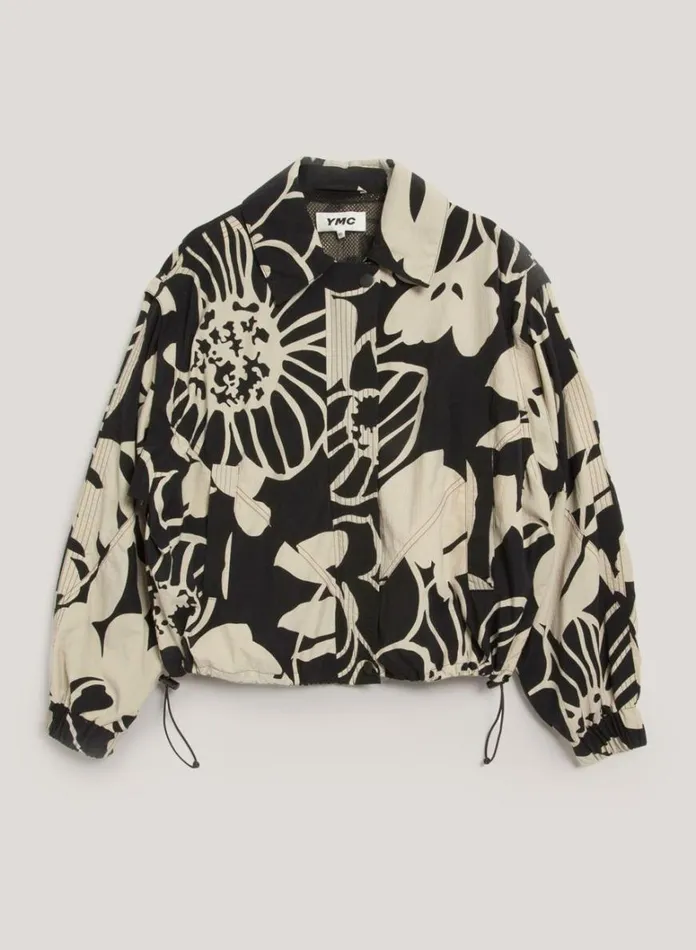 Womens Outerwear YMC Heath Bomber Jacket Black Multi