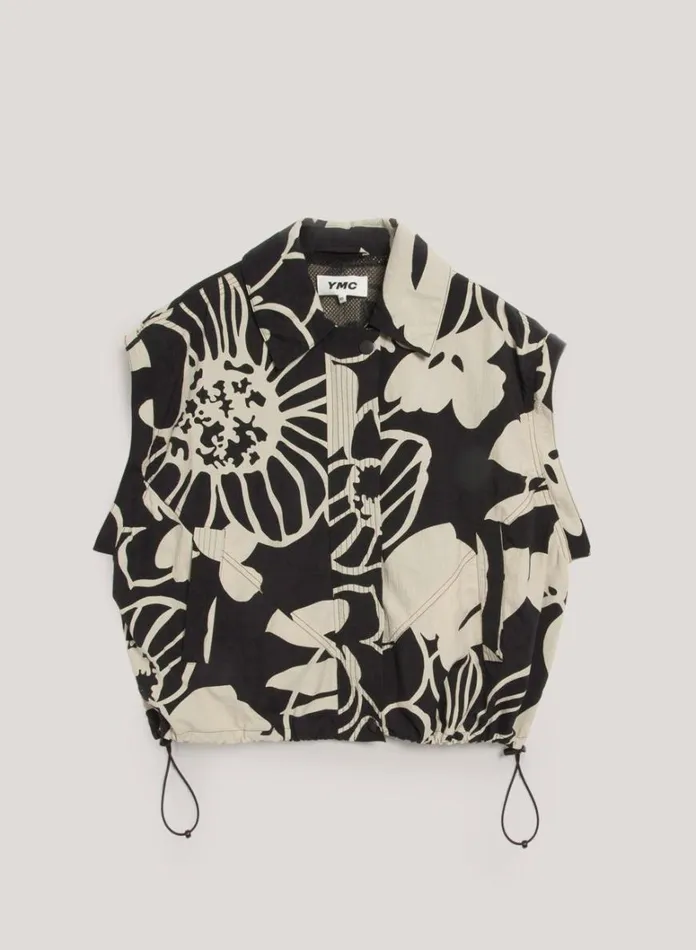 Womens Outerwear YMC Heath Bomber Jacket Black Multi