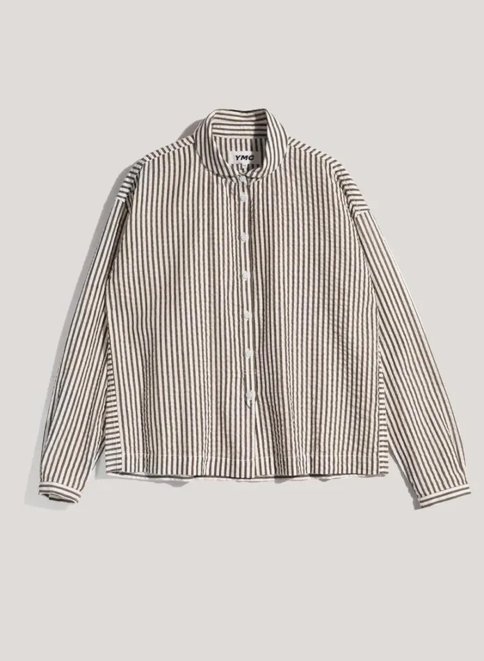 Womens Shirts YMC Marianne Cotton Stripe Shirt Multi