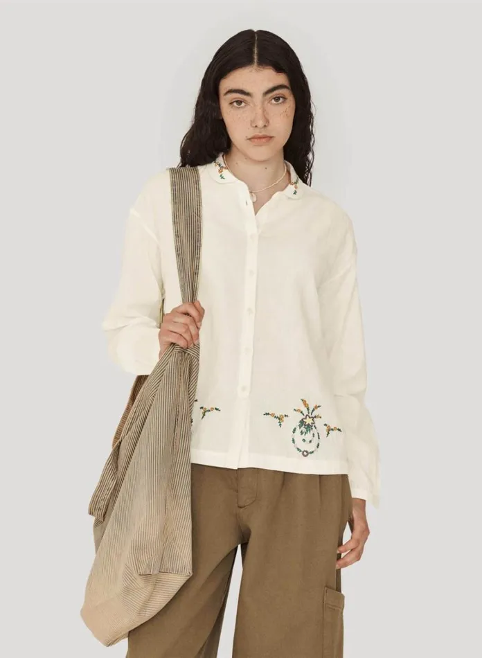 Womens Shirts YMC Marianne Shirt White