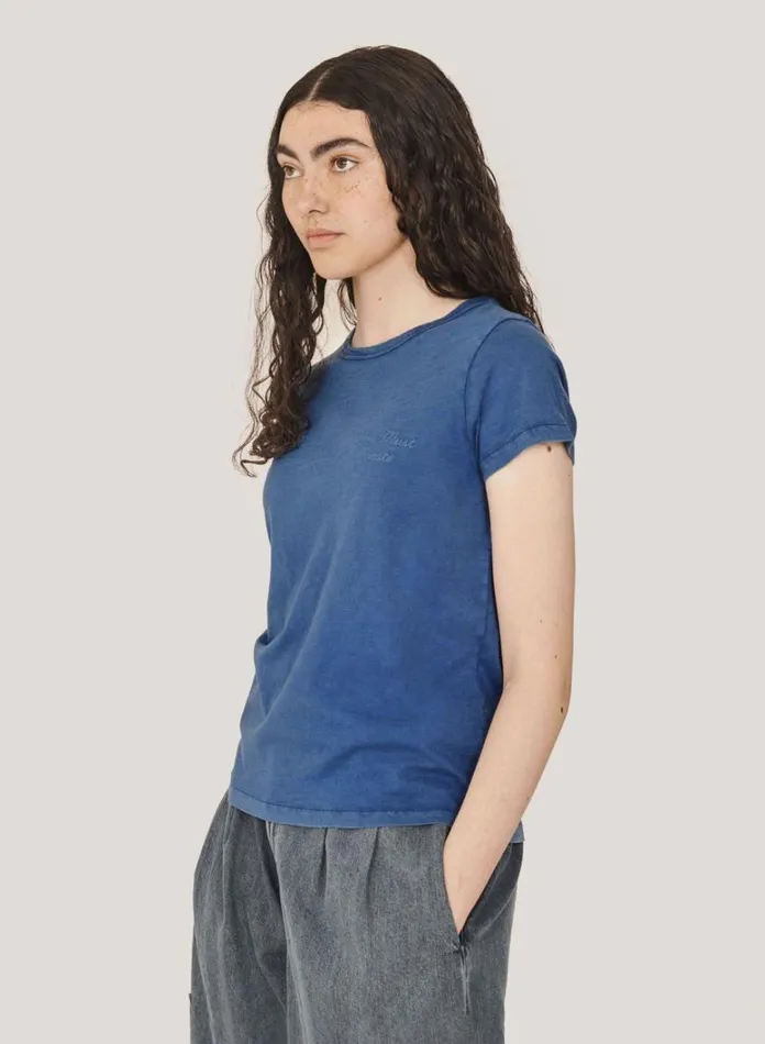 Womens TShirts YMC Day T Shirt Blue