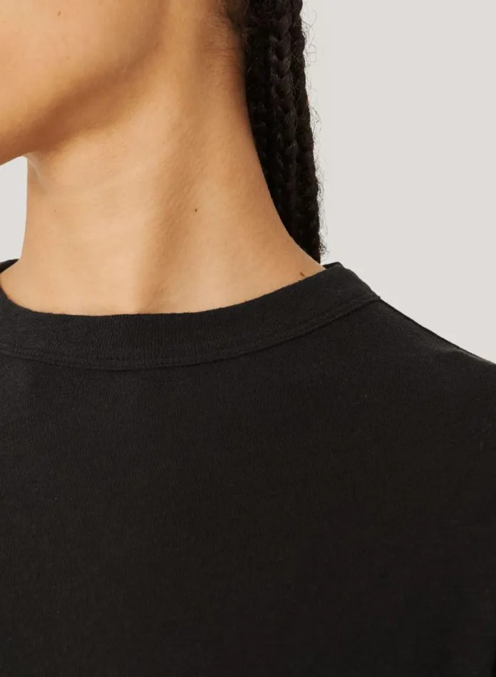 Womens TShirts YMC Triple T Shirt Black