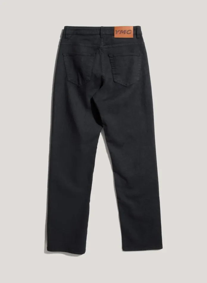Womens Trousers YMC Patti Cotton Twill Jeans Black