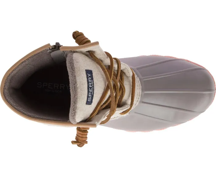 Women Saltwater Pop Outsole Duck Boot LinenRose Sperry Boots Women Saltwater Pop Outsole Duck Boot LinenRose Sperry Boots