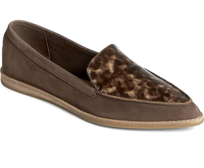 Women Saybrook Tortoise Leather Loafer Brown Sperry Flats and Loafers Women Saybrook Tortoise Leather Loafer Brown Sperry Flats and Loafers