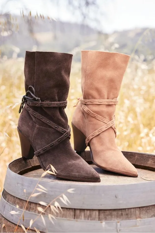 Women Schutz Portia Belted Bootie Honey Peach Soft Surroundings Shoes Women Schutz Portia Belted Bootie Honey Peach Soft Surroundings Shoes