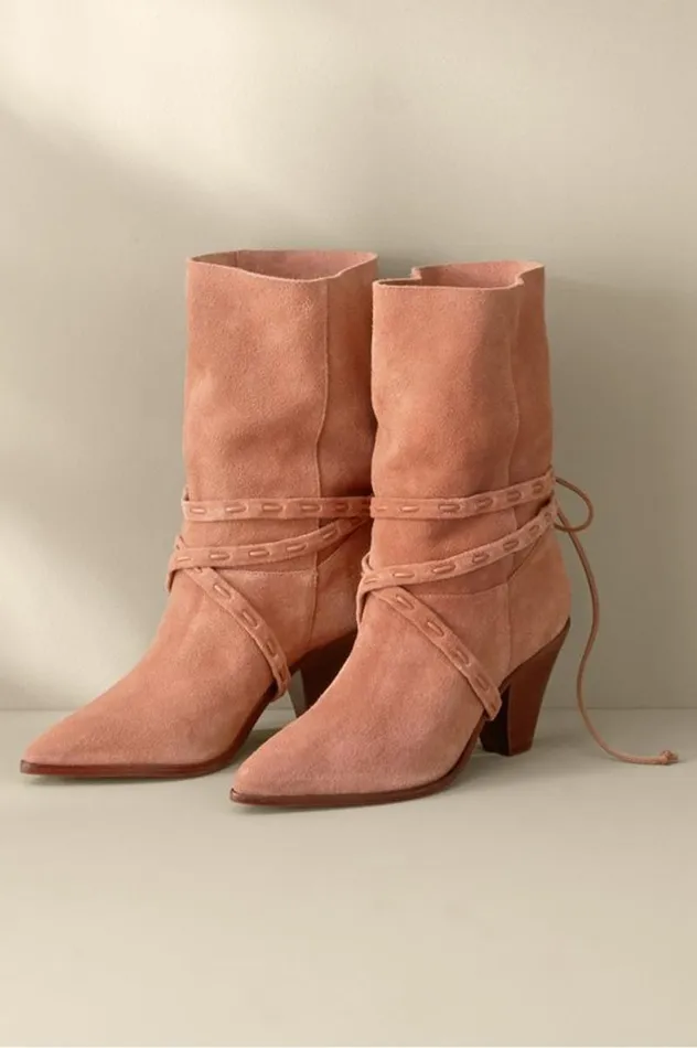 Women Schutz Portia Belted Bootie Honey Peach Soft Surroundings Shoes Women Schutz Portia Belted Bootie Honey Peach Soft Surroundings Shoes