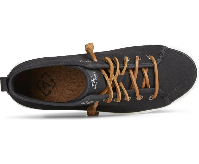 Women SeaCycled Crest High Top Sneaker Black Sperry Sneakers Women SeaCycled Crest High Top Sneaker Black Sperry Sneakers
