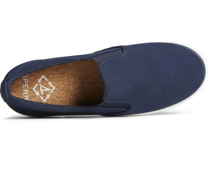 Women SeaCycled Crest Twin Gore Canvas Sneaker Navy Sperry Sneakers Women SeaCycled Crest Twin Gore Canvas Sneaker Navy Sperry Sneakers