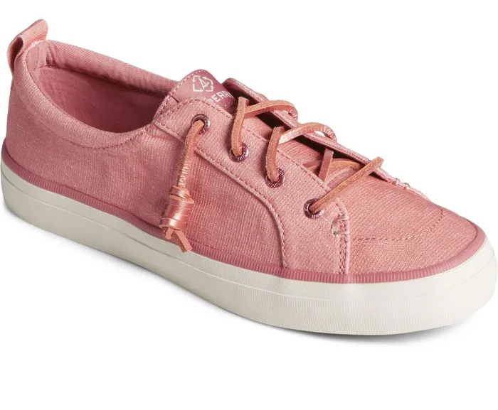 Women SeaCycled Crest Vibe Shimmer Sneaker Dark Pink Sperry Sneakers Women SeaCycled Crest Vibe Shimmer Sneaker Dark Pink Sperry Sneakers