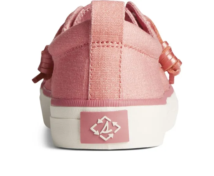 Women SeaCycled Crest Vibe Shimmer Sneaker Dark Pink Sperry Sneakers Women SeaCycled Crest Vibe Shimmer Sneaker Dark Pink Sperry Sneakers