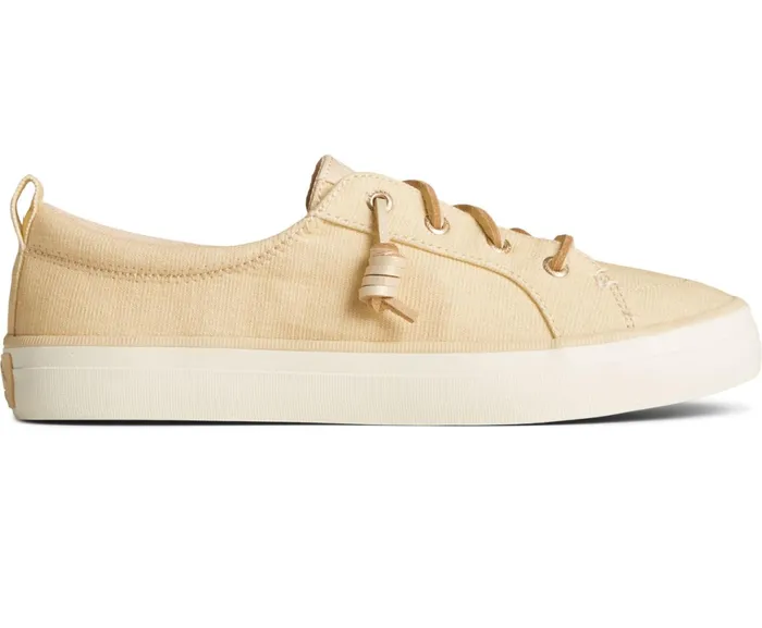 Women SeaCycled Crest Vibe Shimmer Sneaker Yellow Sperry Sneakers