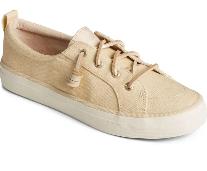Women SeaCycled Crest Vibe Shimmer Sneaker Yellow Sperry Sneakers Women SeaCycled Crest Vibe Shimmer Sneaker Yellow Sperry Sneakers