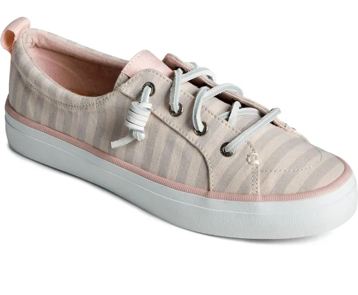 Women SeaCycled Crest Vibe Striped Textile Sneaker Grey Sperry Sneakers Women SeaCycled Crest Vibe Striped Textile Sneaker Grey Sperry Sneakers