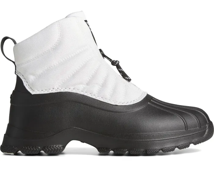 Women SeaCycled Duck Float Zip Up Boot White Sperry Boots