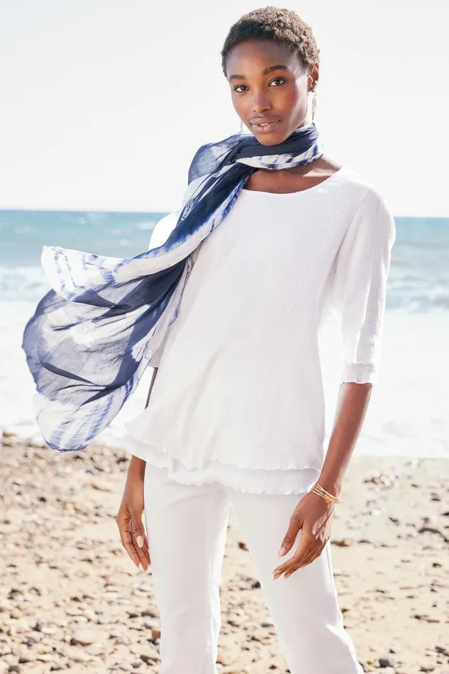 Women Siesta Key Tunic White Soft Surroundings Tops Women Siesta Key Tunic White Soft Surroundings Tops