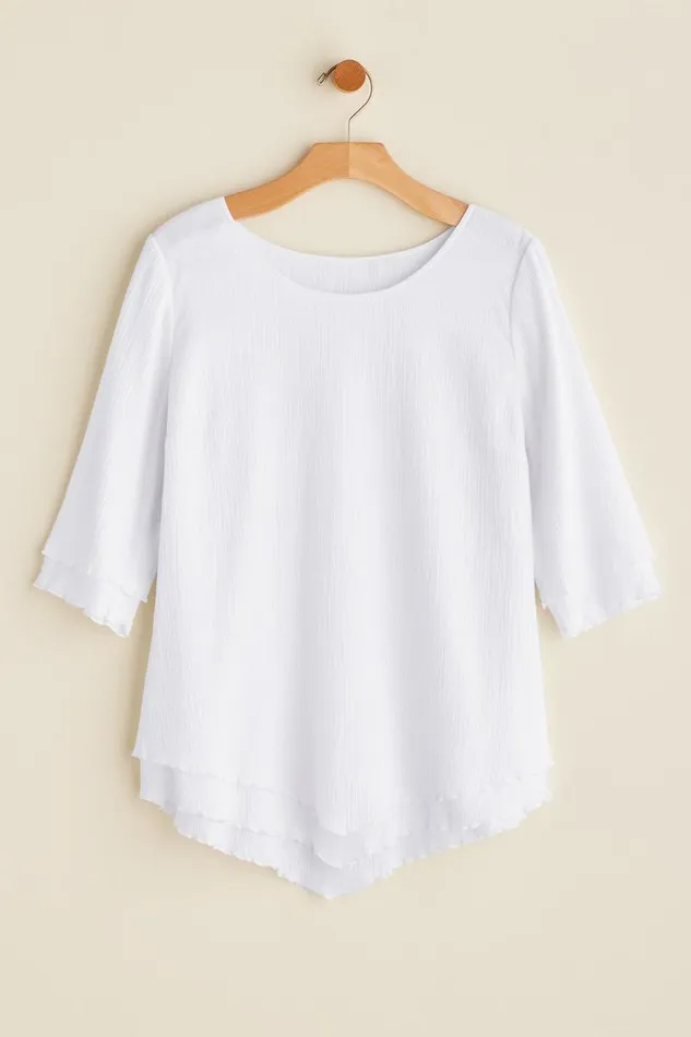 Women Siesta Key Tunic White Soft Surroundings Tops Women Siesta Key Tunic White Soft Surroundings Tops